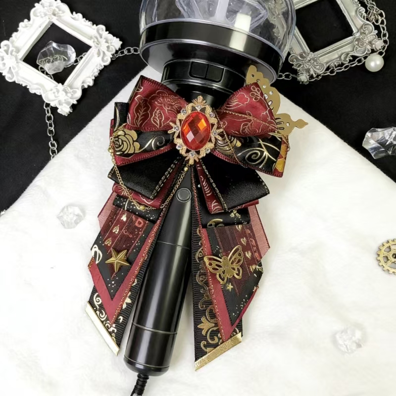Tie Bar Set Gift - Vintage Lolita Luxe Bow Muziek Ondersteuning
