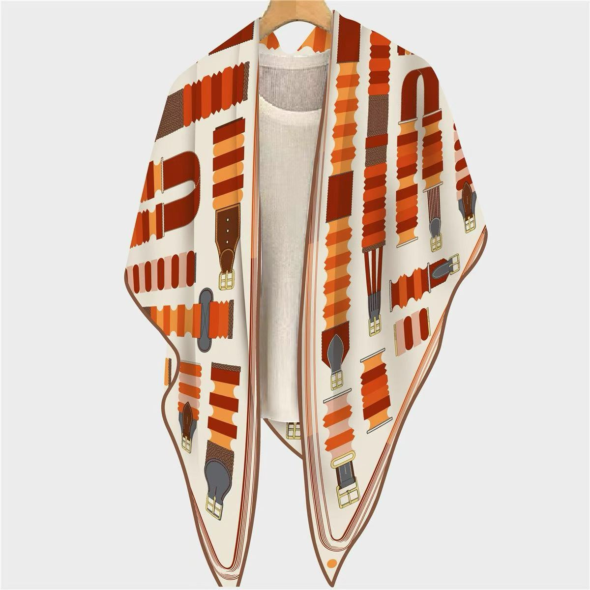 Pashmina Wrap Large - Driehoekige kasjmier zijden sjaal, dames sjaals,