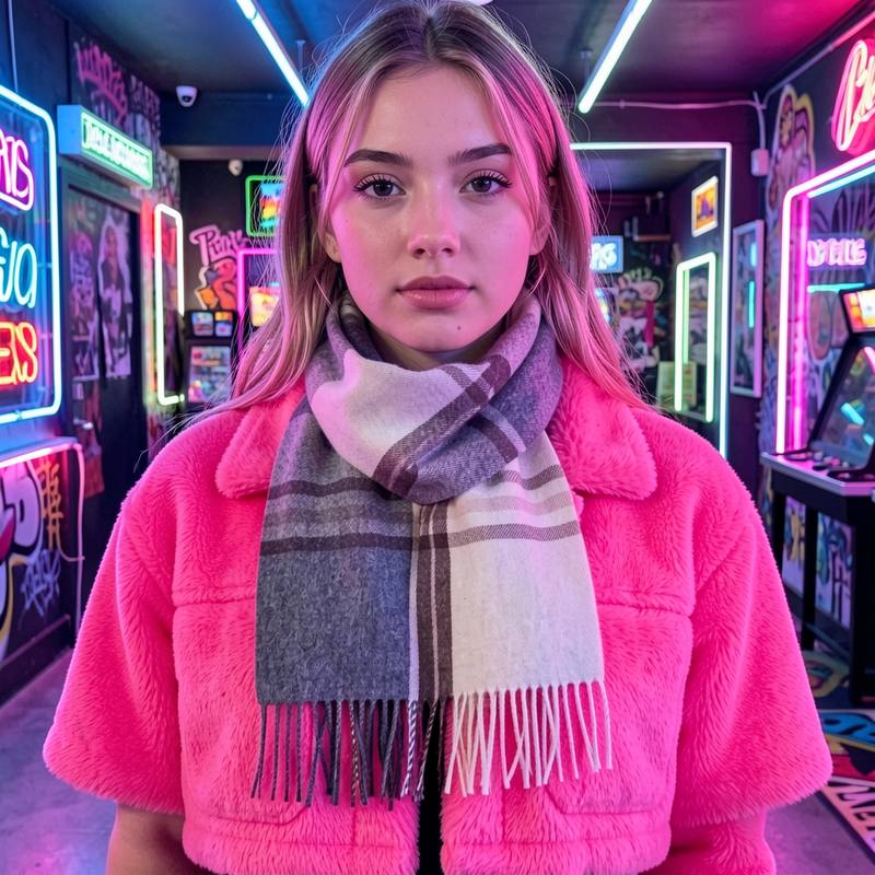 Infinity Scarf Knit - dikke, gemêleerde sjaal voor dagelijks gebruik,