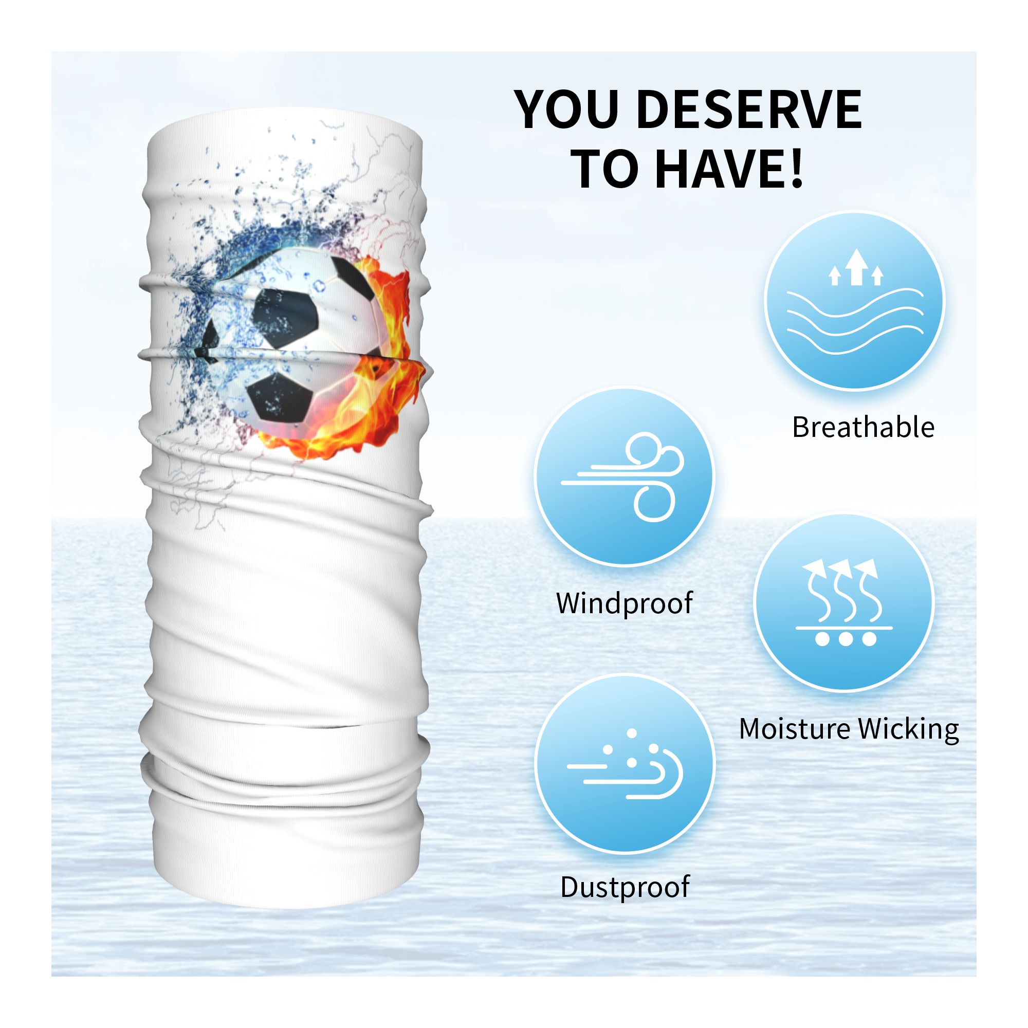 Aangepaste Fire Football Patro - Neck Warmer Tube recensie en prijs