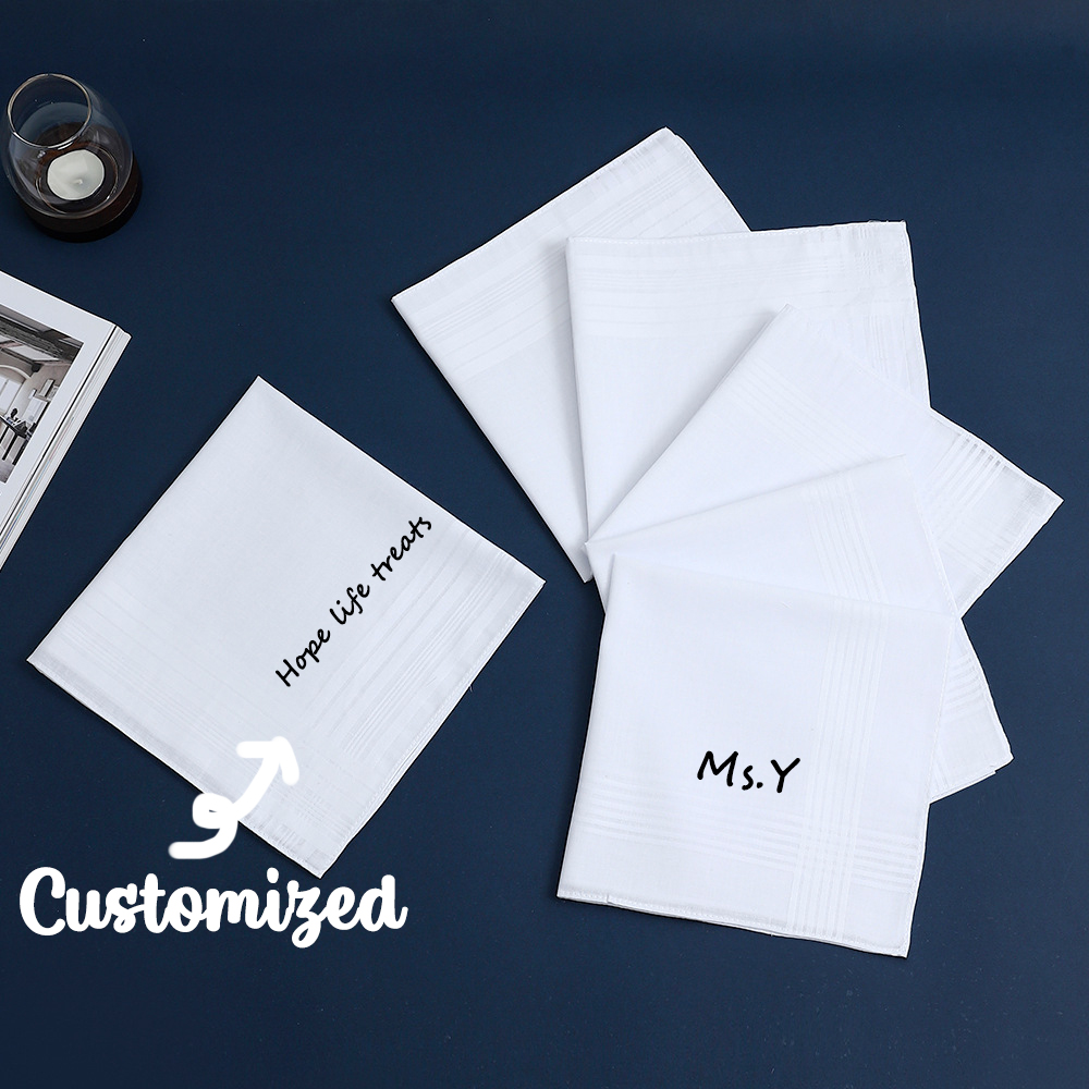 Gepersonaliseerd katoenen zakd - Handkerchief Cotton Men recensie en prijs