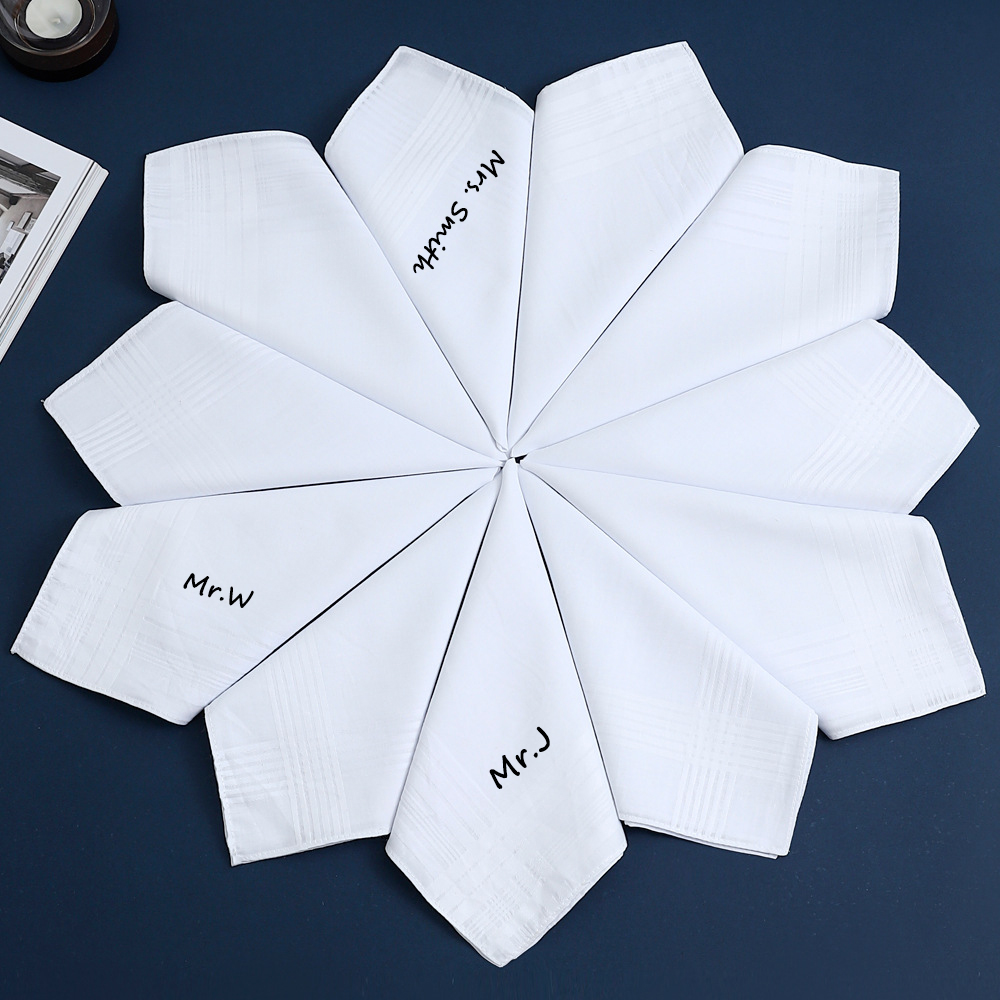 Gepersonaliseerd katoenen zakd - Handkerchief Cotton Men recensie en prijs