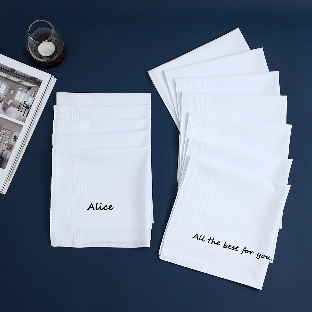 Gepersonaliseerd katoenen zakd - Handkerchief Cotton Men recensie en prijs
