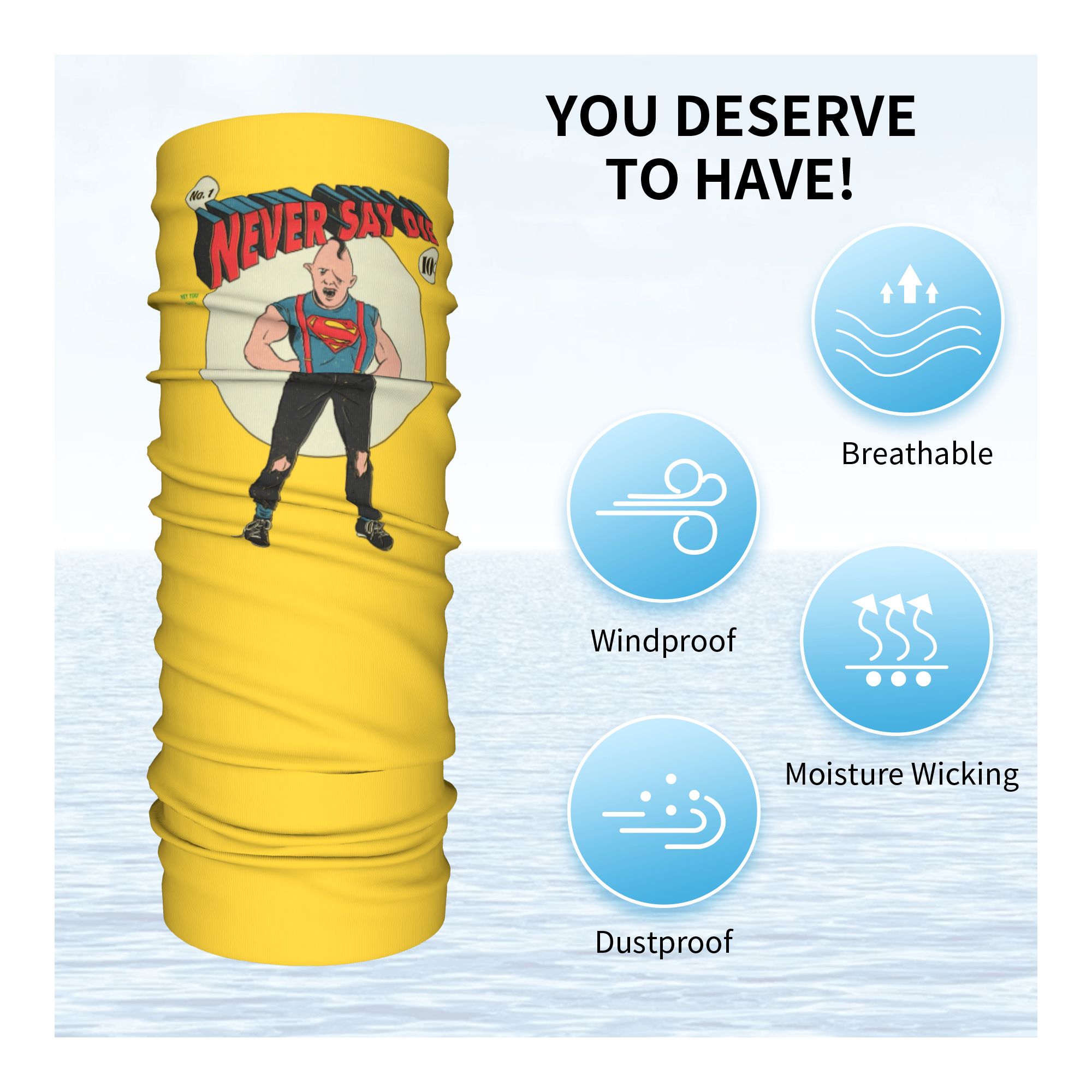 Custom The Goonies Never Say D - Neck Warmer Tube recensie en prijs