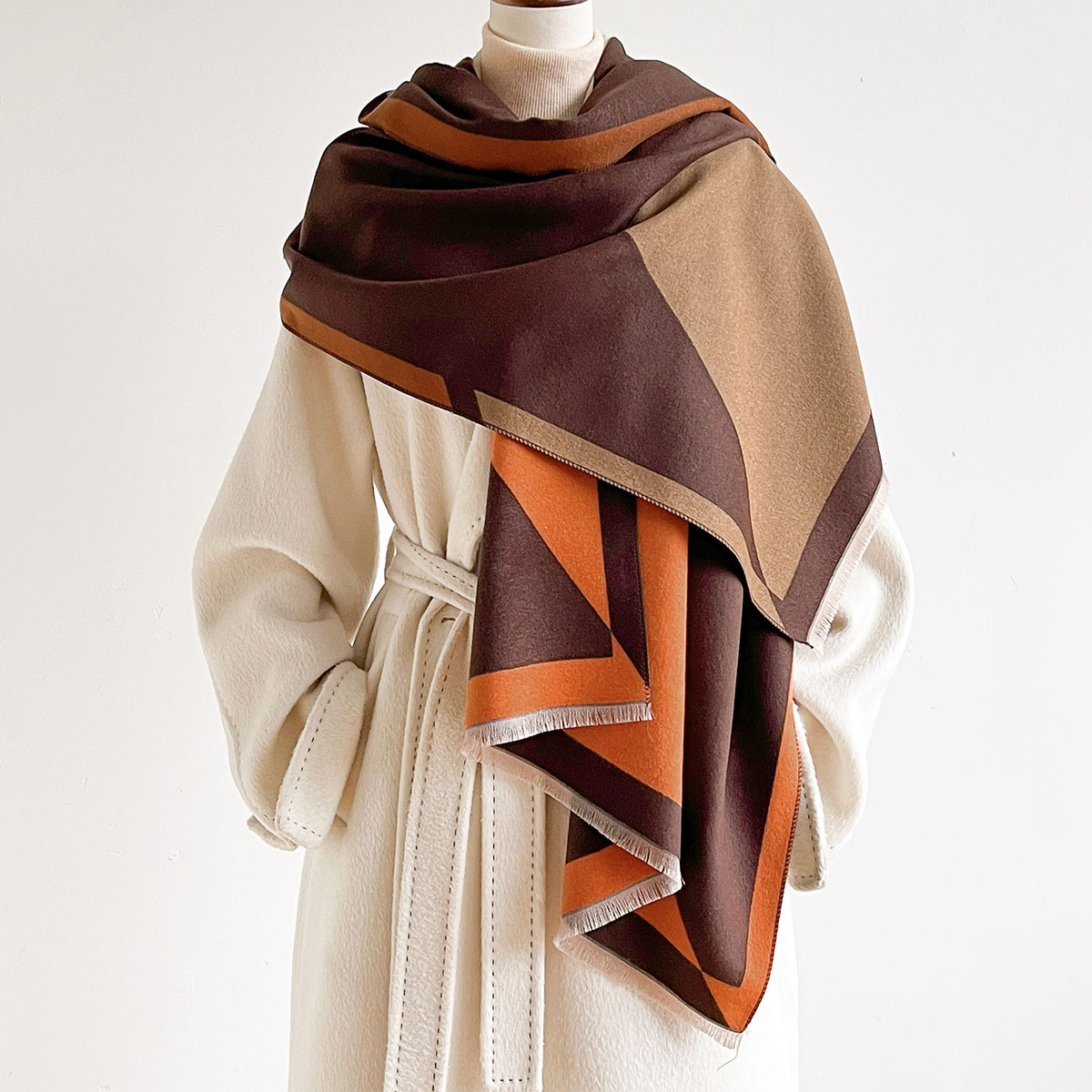 Dames Imitatie Kasjmier Sjaal  - Pashmina Wrap Large recensie en prijs