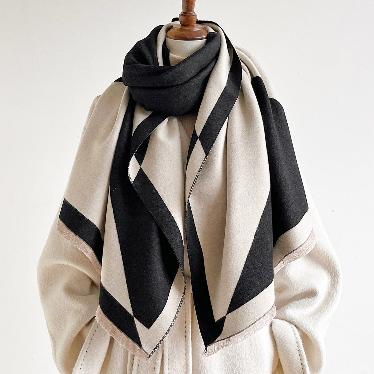 Dames Imitatie Kasjmier Sjaal  - Pashmina Wrap Large recensie en prijs