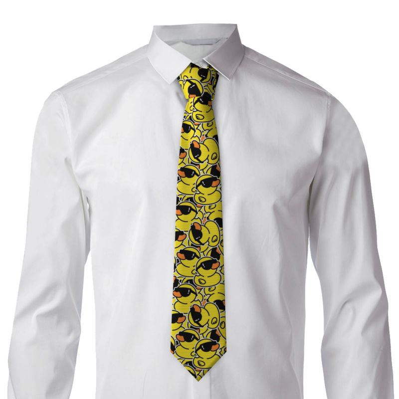 Leuke rubberen eendjes stropda - Skinny Tie Men recensie en prijs