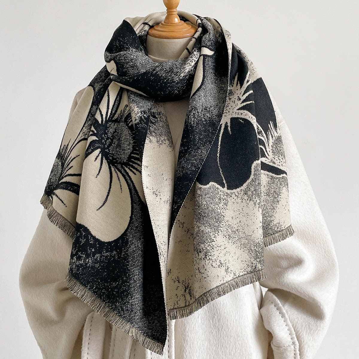 Dames Imitatie Kasjmier Sjaal  - Pashmina Wrap Large recensie en prijs