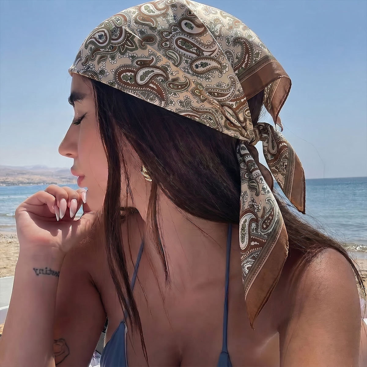Nieuw ontwerp mode vierkante z - Scarf Silk Square recensie en prijs