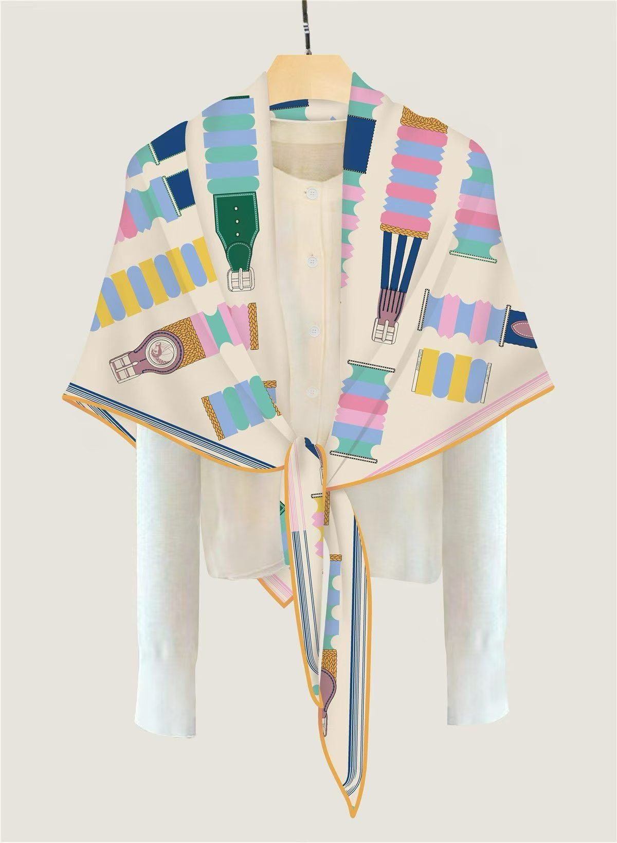 Driehoekige kasjmier zijden sj - Pashmina Wrap Large recensie en prijs