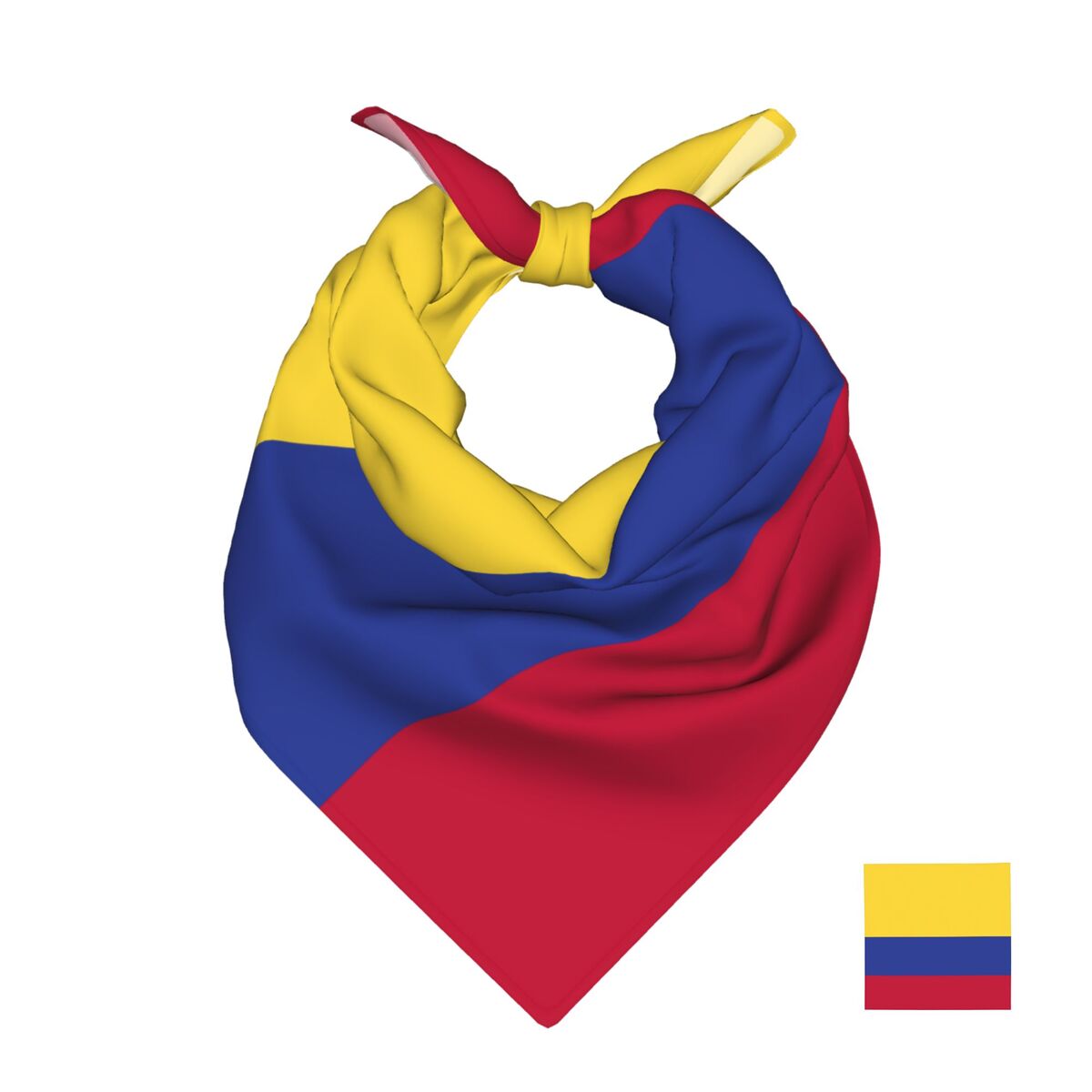 50cm*50cm Colombia vlag sjaal  - Head Wrap Turban recensie en prijs