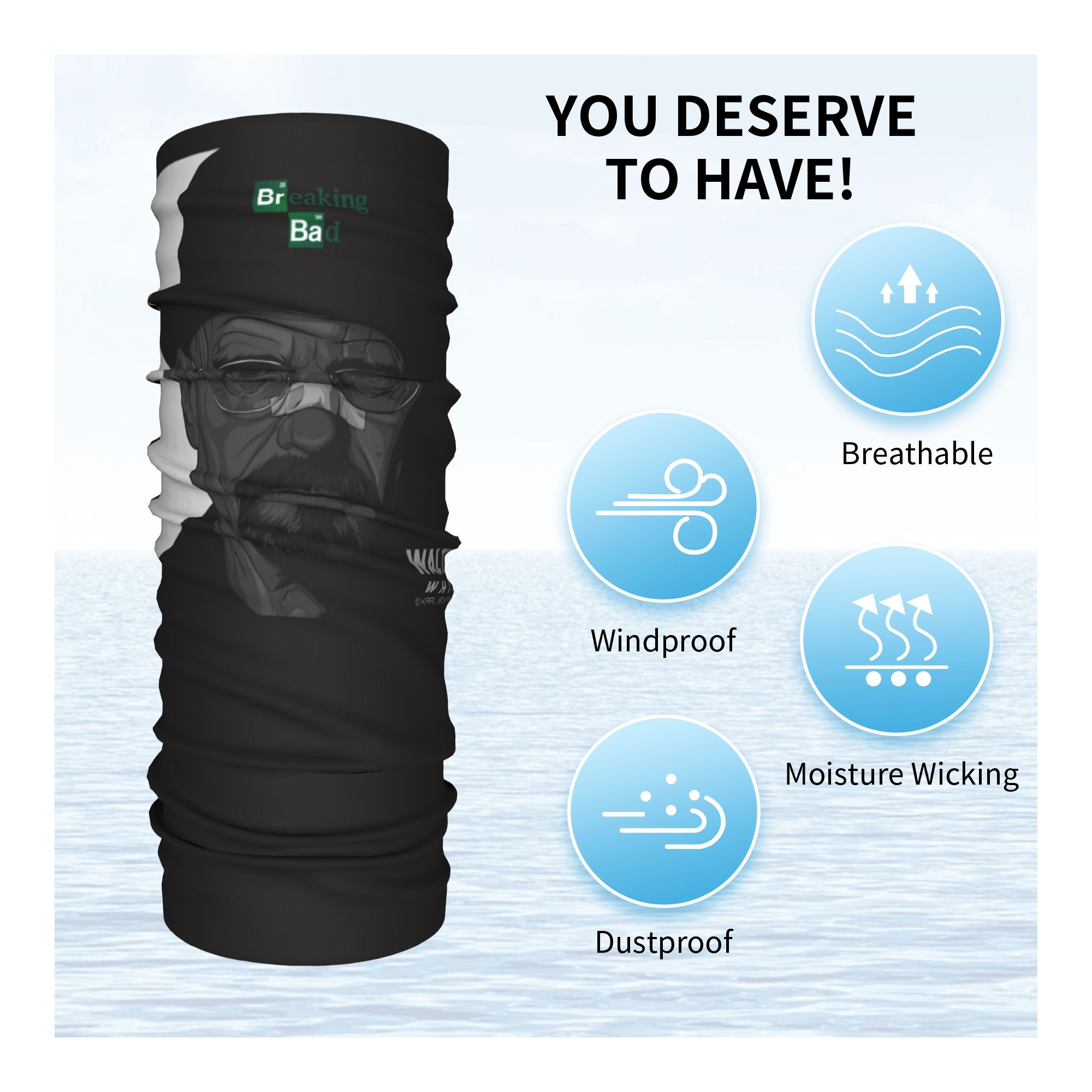 Custom Cool Breaking Bad Walte - Neck Warmer Tube recensie en prijs