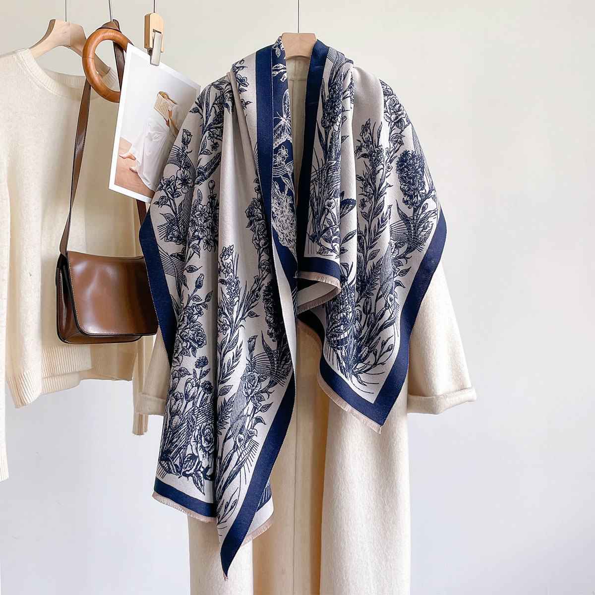 Imitatie Kasjmier Sjaal Dames  - Pashmina Wrap Large recensie en prijs