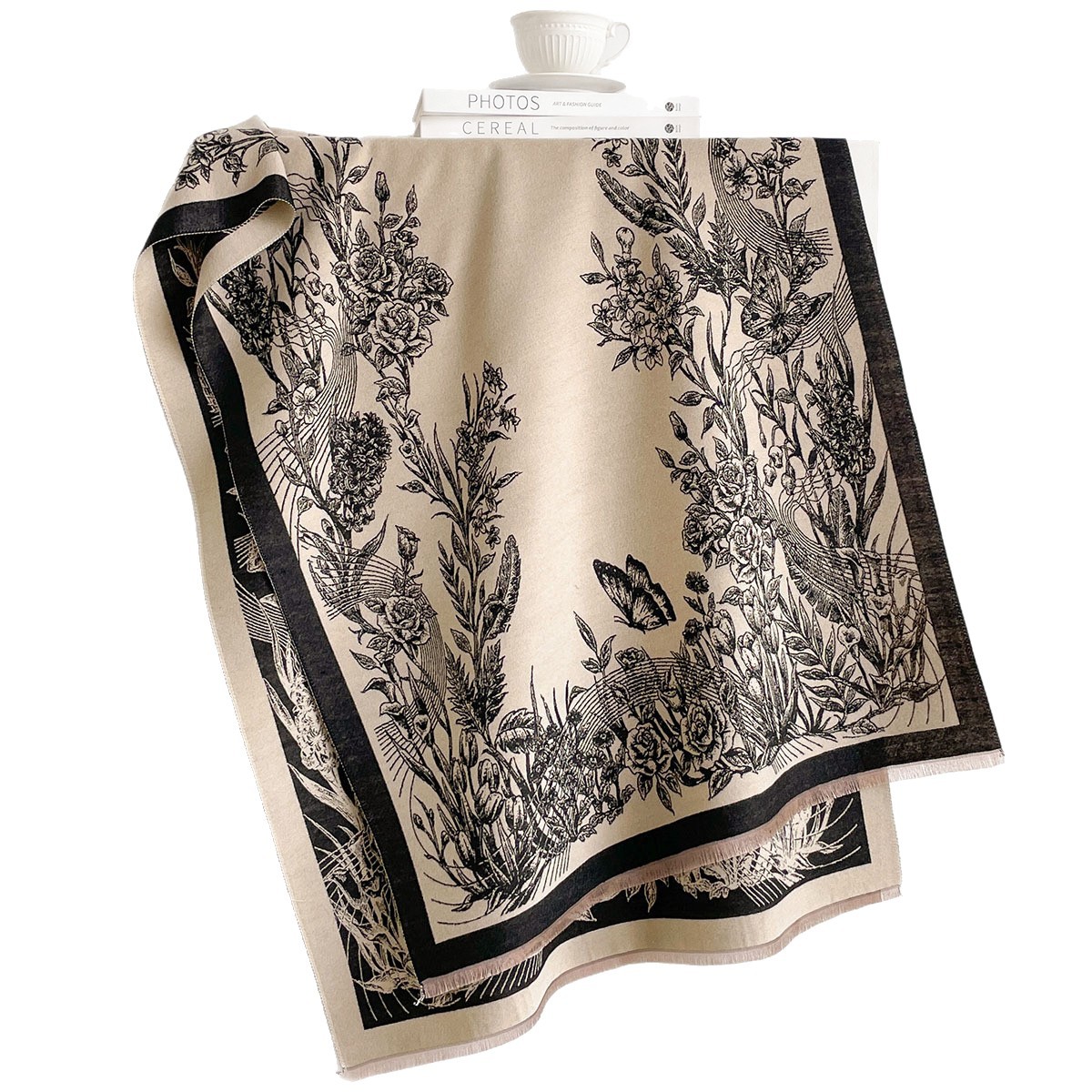 Imitatie Kasjmier Sjaal Dames  - Pashmina Wrap Large recensie en prijs