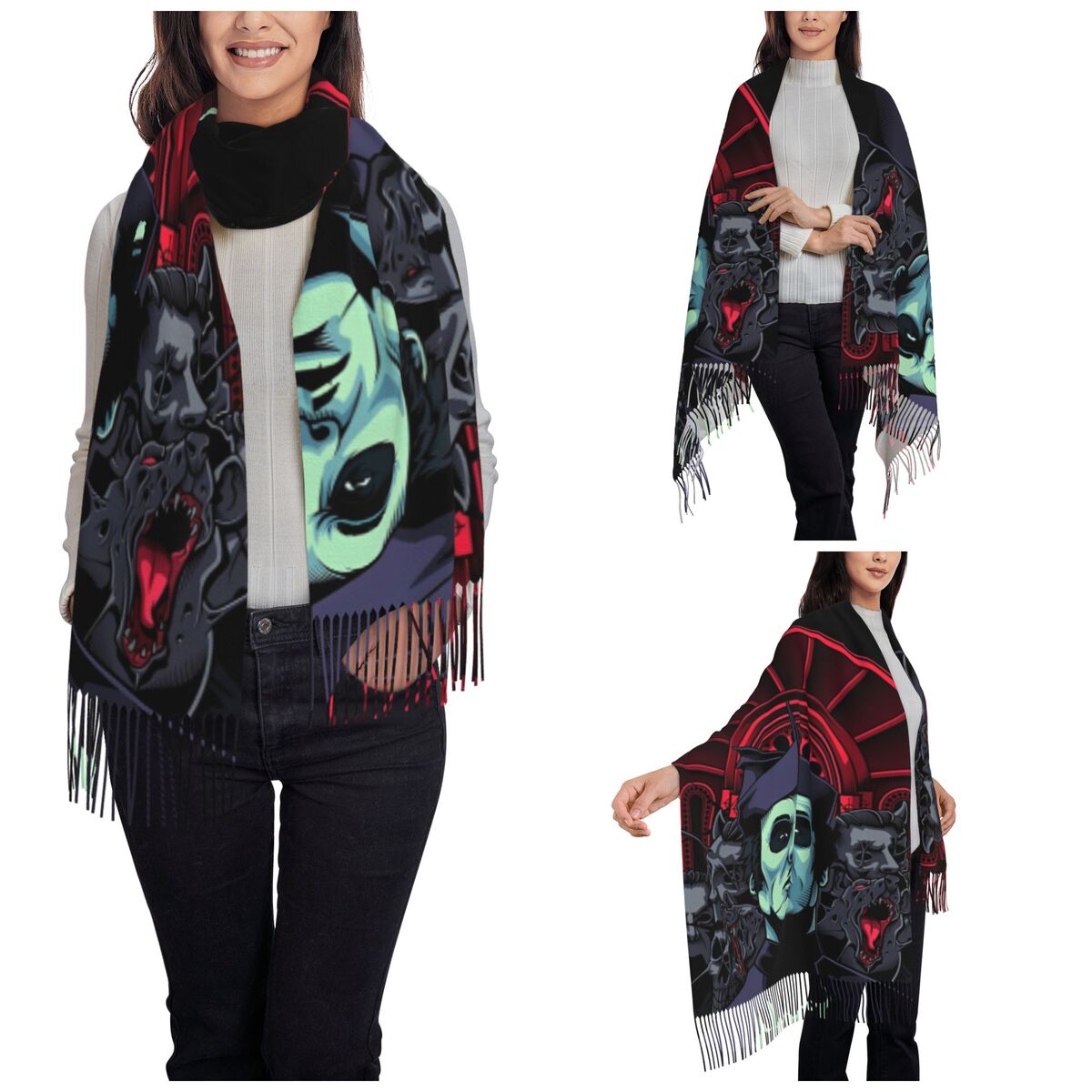 Ghost Band Sjaal Wrap voor Dam - Pashmina Wrap Large recensie en prijs