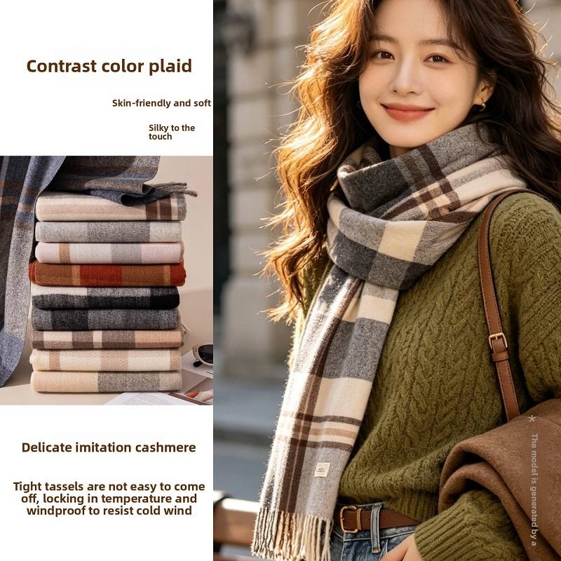 Halswarmer, fleece, thermisch, - Infinity Scarf Knit recensie en prijs